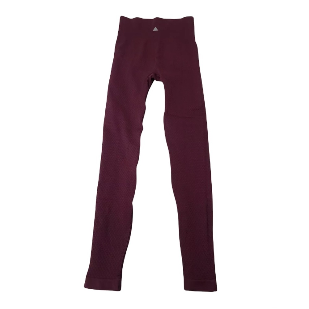 Balance Athletica Seamless Legging Amethyst Quartz Maroon Diamond Textur… - Picture 5 of 12